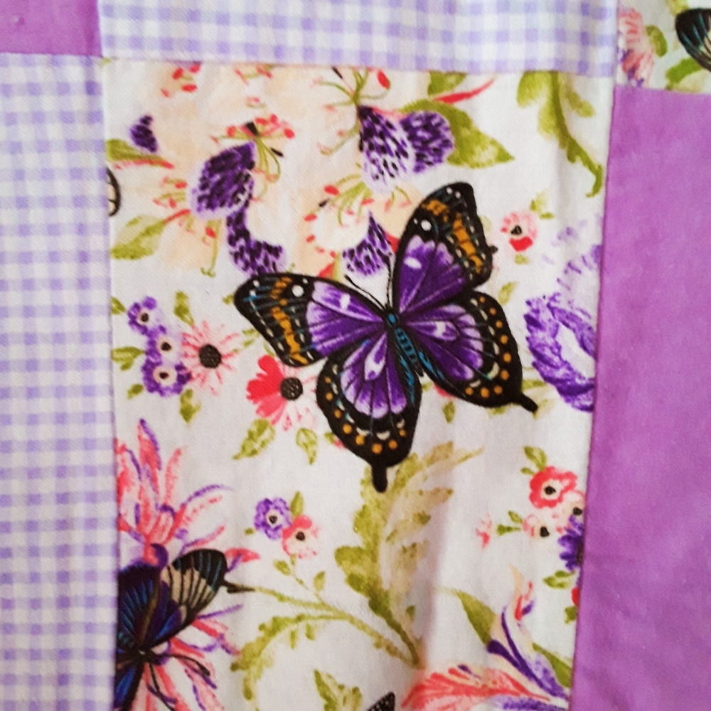 New Handmade Butterfly Quilt